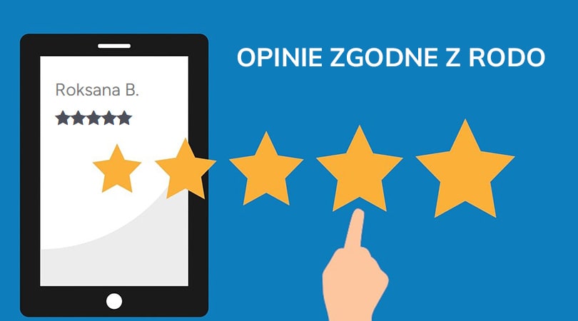 Opinie zgodne z rodo, inicjał zamiast nazwiska autora